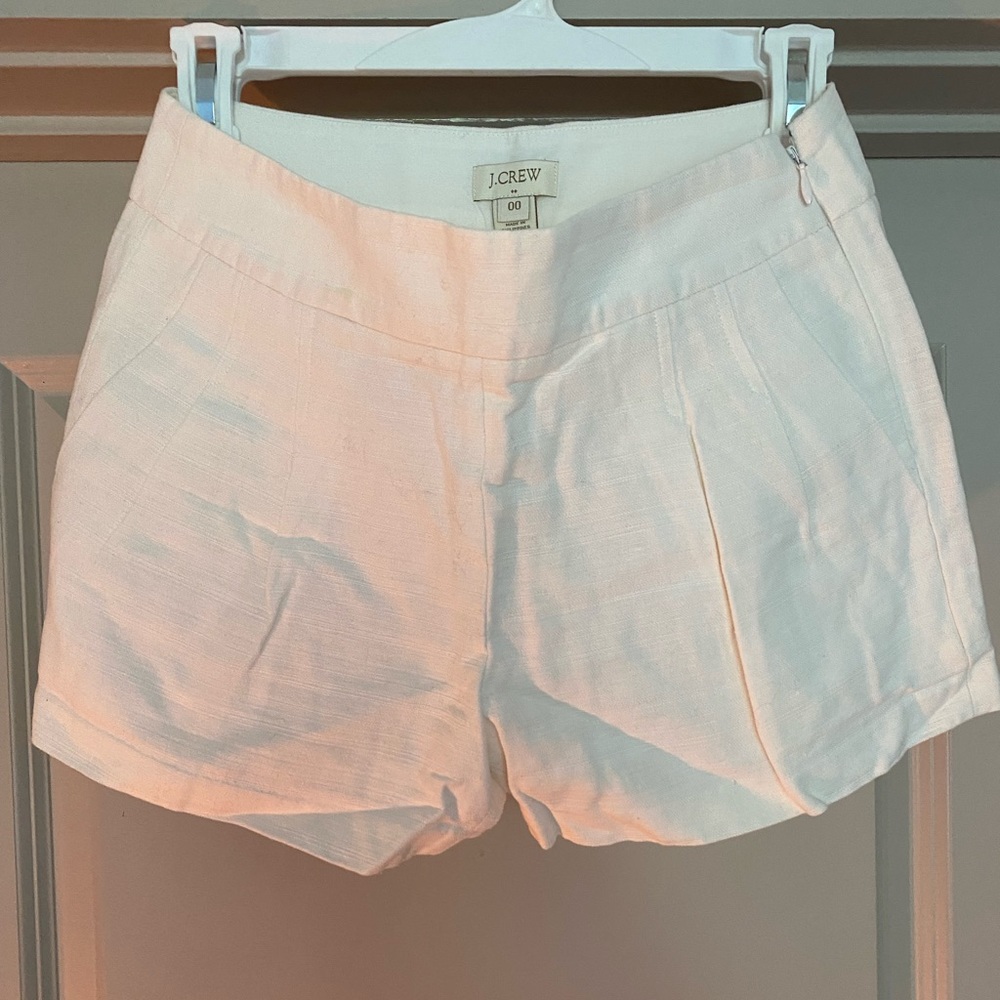 J Crew Women’s White Shorts Size 00